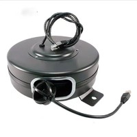Enrouleur de câble réseau rétractable mural 5m RJ45 Cat6 Cat5e SFTP à ressort, enroulement automatique, petit Ethernet IEC