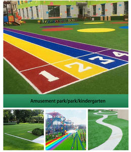 Meisen usine bas prix gazon artificiel inde Offres Spéciales 15mm 24mm 39mm 49mm pont de parc extérieur tous temps tapis d'herbe verte - Product Image 5