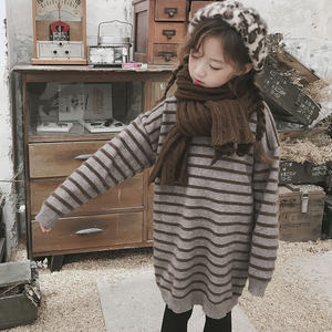 Nouveaux produits : Robes de danse en tricot pour filles, modèle enfant, collection Good Girl, mode enfantine, achat direct Chine - Product Image 2