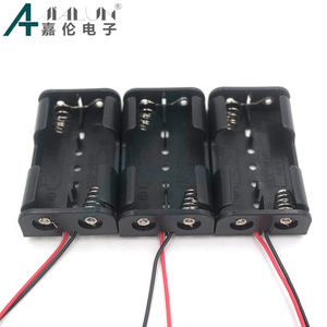 JIALUN 2 AA PP Batteriehalter mit Kabelanschlüssen 3V Adapter für Stromversorgung - Product Image 4