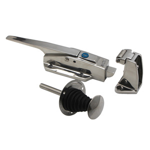 1178 Adjustable Semi-Recessed Door Handle Stainless Steel Zinc Alloy 15cm For Cold Storage Freezer Oven Rice Steamer - Product Image 3