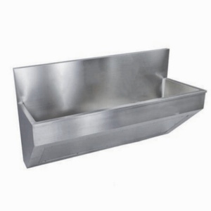 Tùy Chỉnh Dài Rửa Máng Rửa Tay 304 Thép Không Gỉ Chìm Cho Các Trường Học Nhà Máy Ngoài Trời Công Nghiệp Tường Núi Tiện Ích Bồn Rửa - Product Image 4