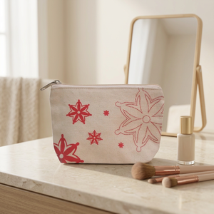 Custom Canvas Makeup <b>Bags</b> Wholesale Reusable Cosmetic Pouches for Retail Stores - Product Image 1