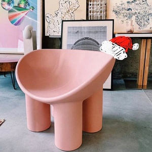 מפעל ישיר מכירה נורדי סגנון סיבי זכוכית מחוזק פלסטיק פיל רגל ריהוט כיסא - Product Image 5