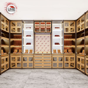 ชั้นวางไวน์สแตนเลสแบบกำหนดเอง ตู้เก็บของในครัว ชั้นวางของในห้องนั่งเล่น ตู้เก็บซิการ์ควบคุมอุณหภูมิ ตู้เก็บไวน์ควบคุมอุณหภูมิ - Product Image 4