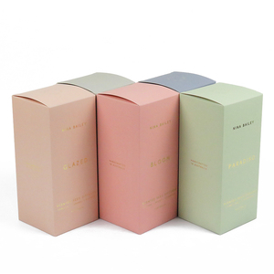 Bougie personnalisée carton pliable Boîte en papier avec verrouillage automatique Crash Boîtes à rebours bas - Product Image 1