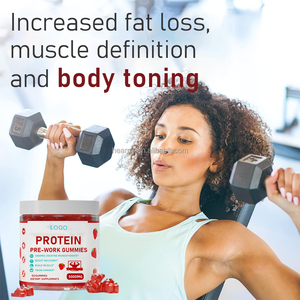 Gommes protéinées végétaliennes sans sucre pour la nutrition sportive Suppléments énergétiques pour soutenir la force musculaire et la croissance - Product Image 6