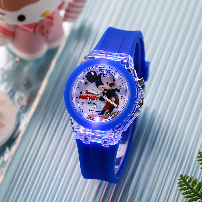 Silicone dark blue mickey mouse