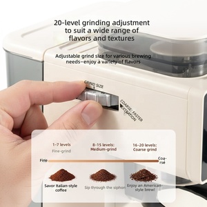 Smart <b>Fully</b> <b>Automatic</b> Espresso <b>Machine</b> with and Dual Display 20 Bar Bean to Cup <b>Coffee</b> Maker for Home Office Cafe - Product Image 4
