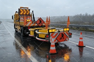 Dispositivo Amortiguador Anticolisión de Doble Capa de Acero Inoxidable de Alta Resistencia, Estilo Escorpión, Fácil Instalación para Mantenimiento de Carreteras - Product Image 2
