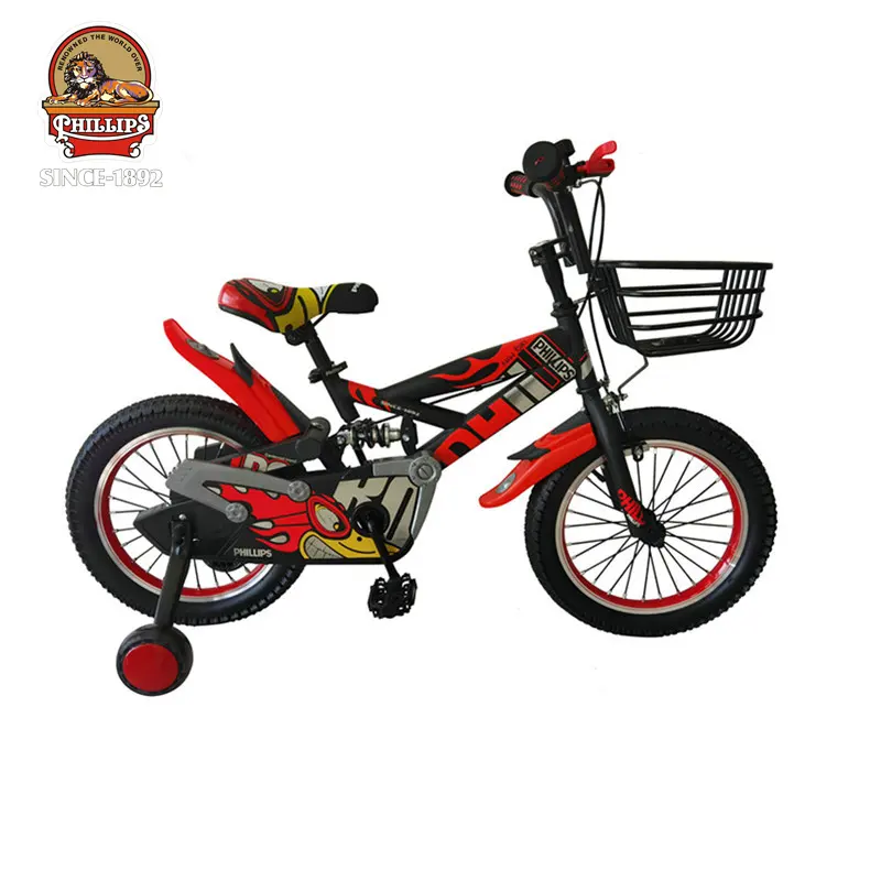 Китайский Односкоростной велосипед Phillips для детей 12, 16, 20 дюймов, От 3 до 10 лет низкая цена