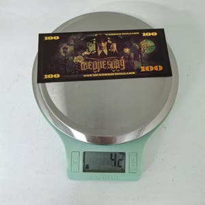 Billet de collection personnalisé de la <span class=keywords><strong>série</strong></span> télévisée <span class=keywords><strong>Wednesday</strong></span>, reproduction d'une banque de billets de 100 dollars en plastique - Product Image 5