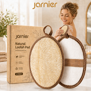 Éponge de douche naturelle originale ronde pour spa, avec sangle, brosse et éponge de nettoyage efficaces - Product Image 1