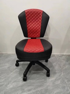 अमेरिका काले कैसीनो कुर्सी पोकर क्लब चमड़े की कुर्सी - Product Image 2