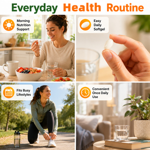 Cápsulas Blandas de Vitamina D3 Shecome de Alta Potencia 5000 UI, Apoyo para la Función Muscular e Inmunológica para Adultos, Suplemento Dietético de Vitamina D3 - Product Image 5