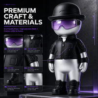 Figuras de Vinilo PVC 3D Personalizadas Meiyantoys, Figuras de Juguete de Vinilo PVC Futuristas, Servicio OEM Multimaterial, Envío Global, Certificación EN71