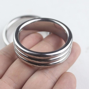 Verdickender Penisring aus Edelstahl, Penisschloss, Cock-Klemme zur Verzögerung der Ejakulation, Metall-Cockring für Männer - Product Image 6