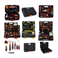 Ensemble d'outils à main en acier robuste, 9 pièces, kit de réparation domestique avec marteau, pinces, étui portable, OEM, garantie 1 an