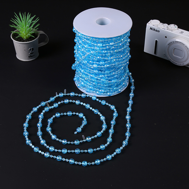 50pcs Clear Acrylic Crystal Garland Strands For Wedding & Party Decoration (16cm)