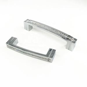 Tirador de Muebles Contemporáneo MLP19 de ZAMAK con Cristal Dorado Brillante para Cocina, Cómoda, Dormitorio, Baño, Cajón, Estilo Europeo de Lujo - Product Image 4