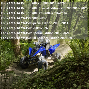 Pinza de freno trasero para Yamaha YFZ450 YFZ450R YFZ450X <span class=keywords><strong>Raptor</strong></span> <span class=keywords><strong>700</strong></span> 700R 5TG-2580W-21-00 5TG-2580W-20-00 ATV UTV repuestos - Product Image 4