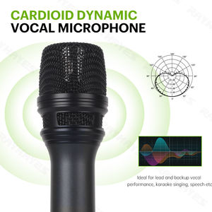 Microphone dynamique filaire supercardioïde portable en métal de haute qualité pour conférence, gaming, mixeur audio XLR, haut-parleur et chant à domicile - Product Image 4