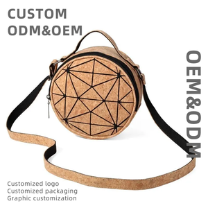 <span class=keywords><strong>Sac</strong></span> bandoulière décontracté en liège pour femme, petit format, forme irrégulière, personnalisé, avec fermeture éclair unique, facile à assortir, toutes saisons - Product Image 3