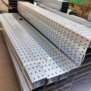 金属ケーブルトレイ換気トラフタイプカスタムサイズ<span class=keywords><strong>gi</strong></span>穴あきアクセサリー付き - Product Image 6