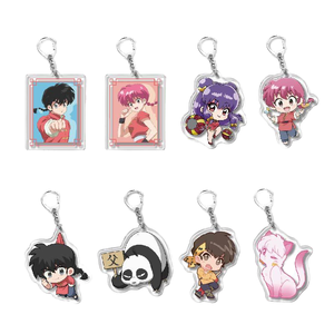 Porte-clés léger en acrylique imprimé UV, motif anime tendance, Ranma Nibun No <span class=keywords><strong>Ichi</strong></span>, pendentif décoratif pour sac à dos - Product Image 1