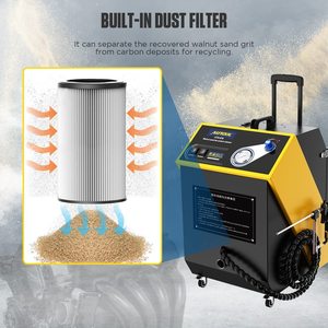 Machine de nettoyage de soupapes de moteur automobile Autool, dispositif de sablage à poudre de noix pour éliminer les dépôts de carbone - Product Image 6