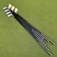 Ensemble de fers de golf forgés pour droitiers avec poignées en caoutchouc