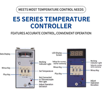 Contrôleur de température à cadran E5EM, pointeur de réglage, 0-399 degrés Celsius, thermostat industriel, instrument de contrôle de la température