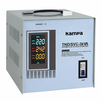 Régulateur de tension automatique monophasé 5 kVA TND SVC en cuivre avec servomoteur pour usage domestique 220 V