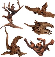 Décoration d'aquarium en bois flotté PKY en gros, racine naturelle, branches assorties, habitat pour reptiles, corail, grand morceau