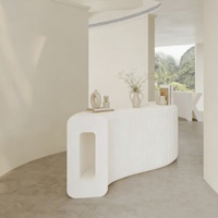 H696 Meuble d'exposition créatif personnalisable en forme de lettres, présentoir commercial pour échantillons, support d'exposition pliable en forme de lettres