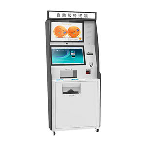 Kiosque d'<span class=keywords><strong>achat</strong></span> <span class=keywords><strong>de</strong></span> billets automatique pour ligne express d'aéroport, écran tactile, lecteur <span class=keywords><strong>de</strong></span> codes-barres, prise en charge OEM ODM SDK, acier laminé à froid - Product Image 5