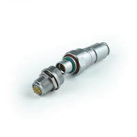 TT W série IP68 + étanche Aviation en acier inoxydable mâle femelle Push Pull Plug Socket Factory Direct Deep Water Connector