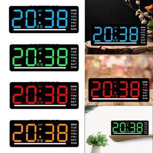 Kids Silent Alarm <b>Clock</b> LED <b>Digital</b> <b>Clock</b> with Date Temperature Display Dual Alarm for Children Bedroom - Product Image 6