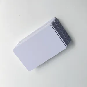 UHF blanco en blanco PVC Tarjeta de Identificación impresora de tarjetas imprimible largo rango de lectura tarjeta RFID