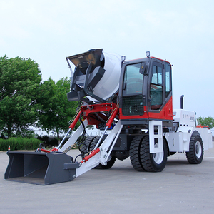 Camion malaxeur à béton robuste et puissant de qualité supérieure, équipement de chantier, véhicule de mélange, machinerie d'ingénierie - Product Image 1
