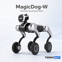 Robot Cuadrúpedo con Ruedas MagicDog-W, Robot de Inspección Biónico de Cuatro Patas, LiDAR 3D, Múltiples Cámaras para Investigación, Patrullaje Industrial