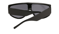 Lunettes de soleil de marque rétro IAZO Lunettes de soleil promotionnelles à grand cadre en plusieurs couleurs-Bleu blanc or rouge jaune café PC