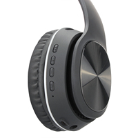 Casque audio VCOM léger, pliable, sans fil, stéréo, avec microphone pour jeux sur téléphone mobile