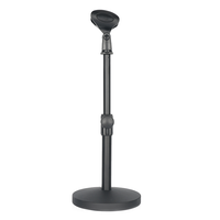 Support de table de podcast professionnel, pied de microphone à base ronde, support de bureau fabricants bras de flèche MS-104