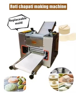 Machine à tortillas automatique pratique et économique en acier inoxydable multifonctionnelle pour la fabrication de tortillas, d'empanadas et de wrappers pour dumplings - Product Image 4