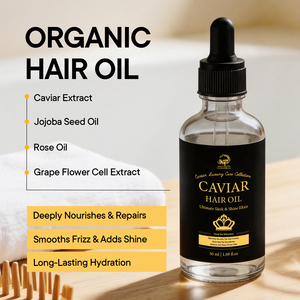 Huile capillaire au caviar bio très vendue pour le <span class=keywords><strong>soin</strong></span> du cuir chevelu, hydratante, rafraîchissante, nourrissante, légère, sérum capillaire bio - Product Image 2