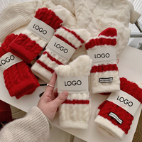 Chaussettes d'hiver douillettes en velours chaud, chaussettes thermiques en polaire corail, chaussettes d'intérieur épaisses et moelleuses, chaussettes thermiques rouges et blanches de Noël