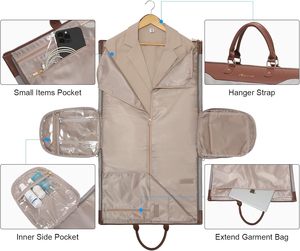 Échantillon gratuit Sacs à vêtements tissés de luxe pour sacs à usage spécial Pack de couverture de costume de manteau respirant d'affaires pour le voyage et le stockage - Product Image 6