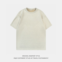 T-shirts d'été tendance de marque pour hommes femmes en daim texturé col ample décontracté deux ouvertures solide tricoté blanc disponible deux