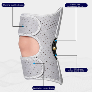 Nouvelle attelle de soutien pour le genou, confortable, respirante, flexible, unisexe, pour <span class=keywords><strong>la</strong></span> vie quotidienne et l'<span class=keywords><strong>exercice</strong></span> - Product Image 1